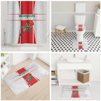 Morocco Football Bathroom Set Go Champions Atlas Lions - White - Wonder Print Shop