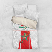 Morocco Football Bedding Set Go Champions Atlas Lions - White - Wonder Print Shop