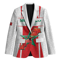 Custom Morocco Football Blazer Go Champions Atlas Lions - White - Wonder Print Shop