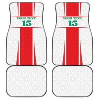 Custom Morocco Football Car Mats Go Champions Atlas Lions - White - Wonder Print Shop