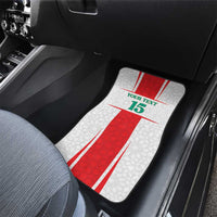 Custom Morocco Football Car Mats Go Champions Atlas Lions - White - Wonder Print Shop