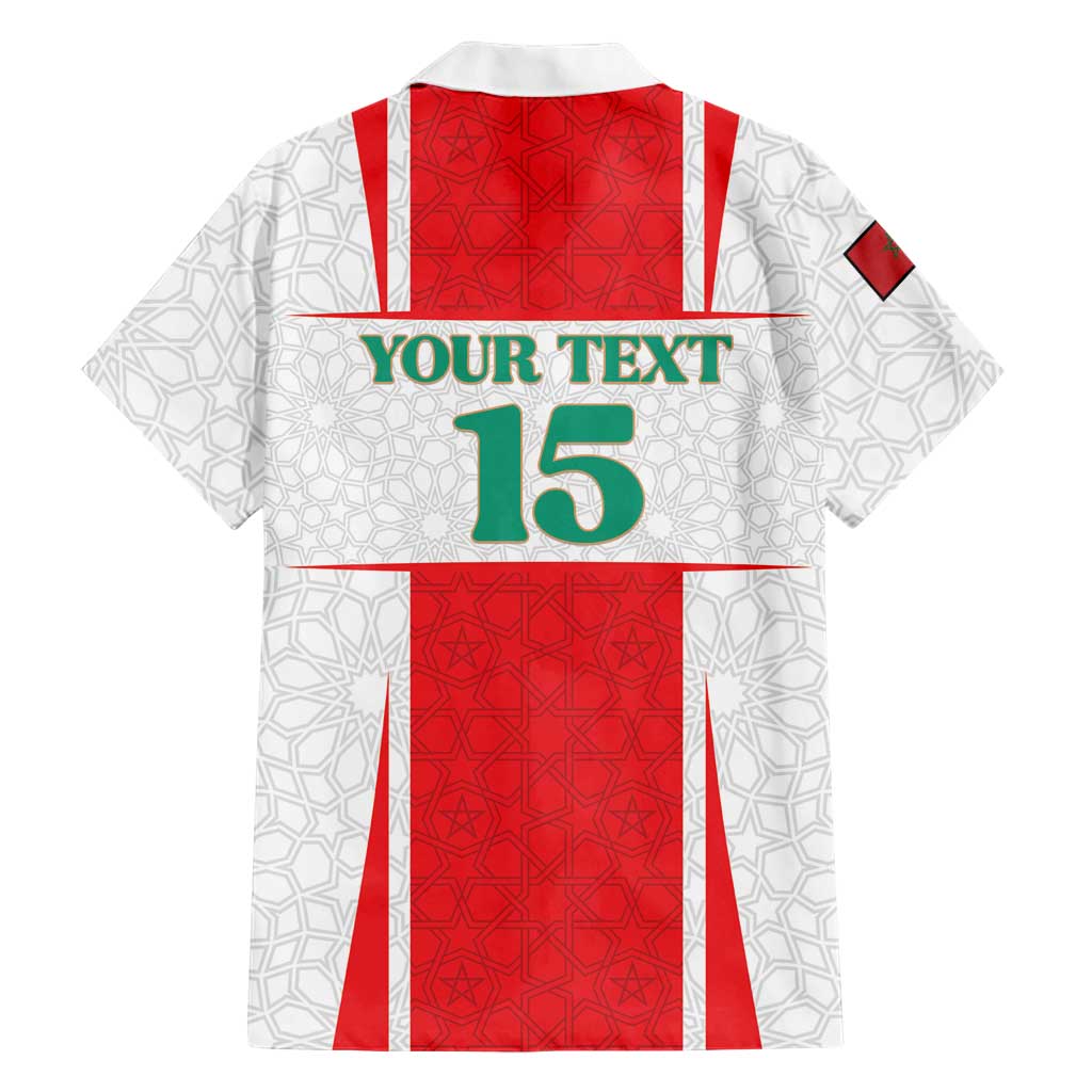Custom Morocco Football Family Matching Mermaid Dress and Hawaiian Shirt Go Champions Atlas Lions - White - Wonder Print Shop