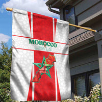 Morocco Football Garden Flag Go Champions Atlas Lions - White - Wonder Print Shop