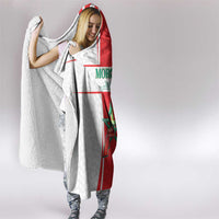 Morocco Football Hooded Blanket Go Champions Atlas Lions - White - Wonder Print Shop