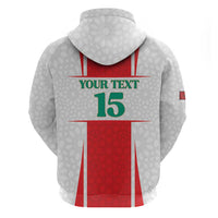 Custom Morocco Football Hoodie Go Champions Atlas Lions - White - Wonder Print Shop