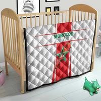 Morocco Football Quilt Go Champions Atlas Lions - White - Wonder Print Shop