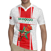 Custom Morocco Football Rugby Jersey Go Champions Atlas Lions - White - Wonder Print Shop