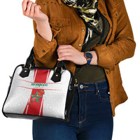 Morocco Football Shoulder Handbag Go Champions Atlas Lions - White - Wonder Print Shop