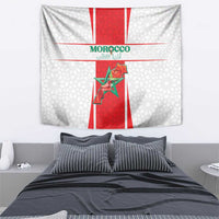 Morocco Football Tapestry Go Champions Atlas Lions - White - Wonder Print Shop