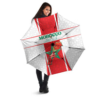 Morocco Football Umbrella Go Champions Atlas Lions - White - Wonder Print Shop
