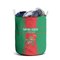 Morocco Football Laundry Basket Go Champions Atlas Lions - Red - Wonder Print Shop