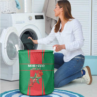 Morocco Football Laundry Basket Go Champions Atlas Lions - Red - Wonder Print Shop