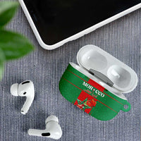 Morocco Football AirPods Case Go Champions Atlas Lions - Red - Wonder Print Shop