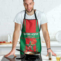 Morocco Football Apron Go Champions Atlas Lions - Red - Wonder Print Shop