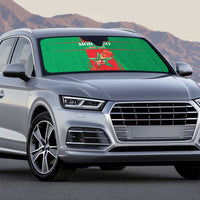 Morocco Football Auto Sun Shade Go Champions Atlas Lions - Red - Wonder Print Shop