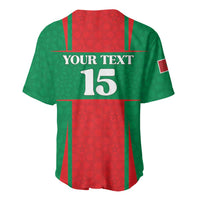 Custom Morocco Football Baseball Jersey Go Champions Atlas Lions - Red - Wonder Print Shop
