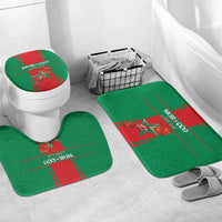 Morocco Football Bathroom Set Go Champions Atlas Lions - Red - Wonder Print Shop
