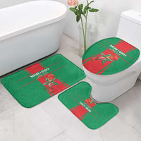 Morocco Football Bathroom Set Go Champions Atlas Lions - Red - Wonder Print Shop
