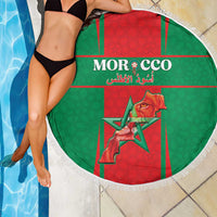 Morocco Football Beach Blanket Go Champions Atlas Lions - Red - Wonder Print Shop