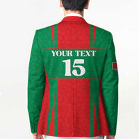 Custom Morocco Football Blazer Go Champions Atlas Lions - Red - Wonder Print Shop