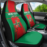 Morocco Football Car Seat Cover Go Champions Atlas Lions - Red - Wonder Print Shop