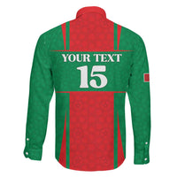Custom Morocco Football Family Matching Puletasi and Hawaiian Shirt Go Champions Atlas Lions - Red - Wonder Print Shop