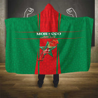 Morocco Football Hooded Blanket Go Champions Atlas Lions - Red - Wonder Print Shop