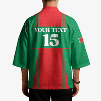 Custom Morocco Football Kimono Go Champions Atlas Lions - Red - Wonder Print Shop