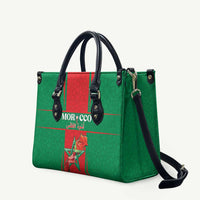 Morocco Football Leather Bag Go Champions Atlas Lions - Red - Wonder Print Shop