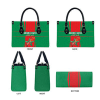 Morocco Football Leather Bag Go Champions Atlas Lions - Red - Wonder Print Shop