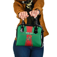 Morocco Football Shoulder Handbag Go Champions Atlas Lions - Red - Wonder Print Shop