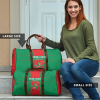 Morocco Football Travel Bag Go Champions Atlas Lions - Red - Wonder Print Shop