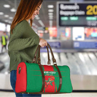 Morocco Football Travel Bag Go Champions Atlas Lions - Red - Wonder Print Shop