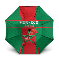 Morocco Football Umbrella Go Champions Atlas Lions - Red - Wonder Print Shop
