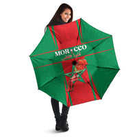 Morocco Football Umbrella Go Champions Atlas Lions - Red - Wonder Print Shop