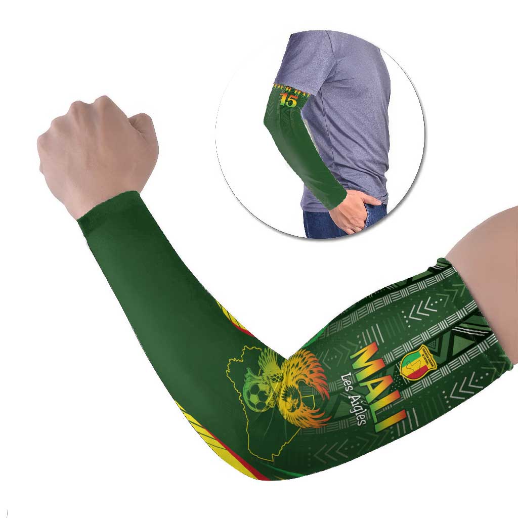 Custom Mali Football Arm Sleeves Go Champions Les Aigles - Wonder Print Shop