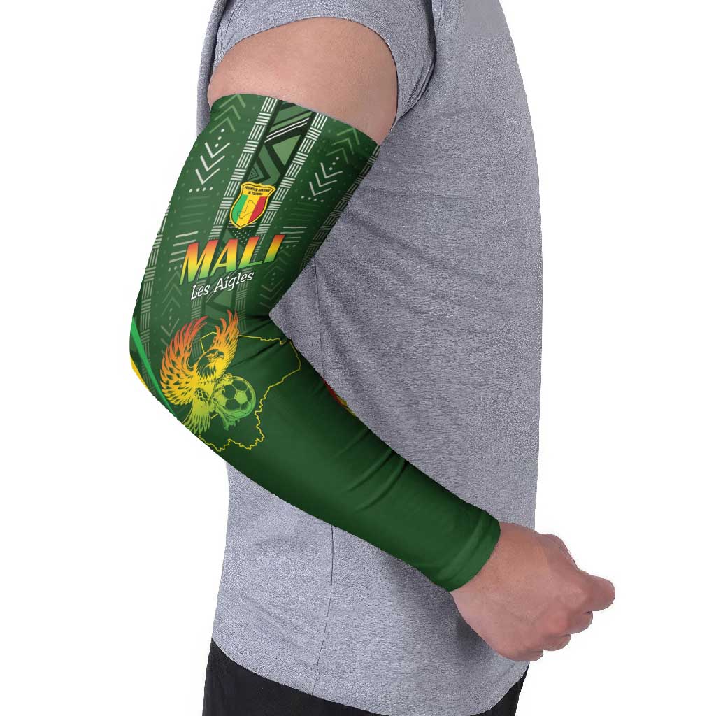 Custom Mali Football Arm Sleeves Go Champions Les Aigles - Wonder Print Shop