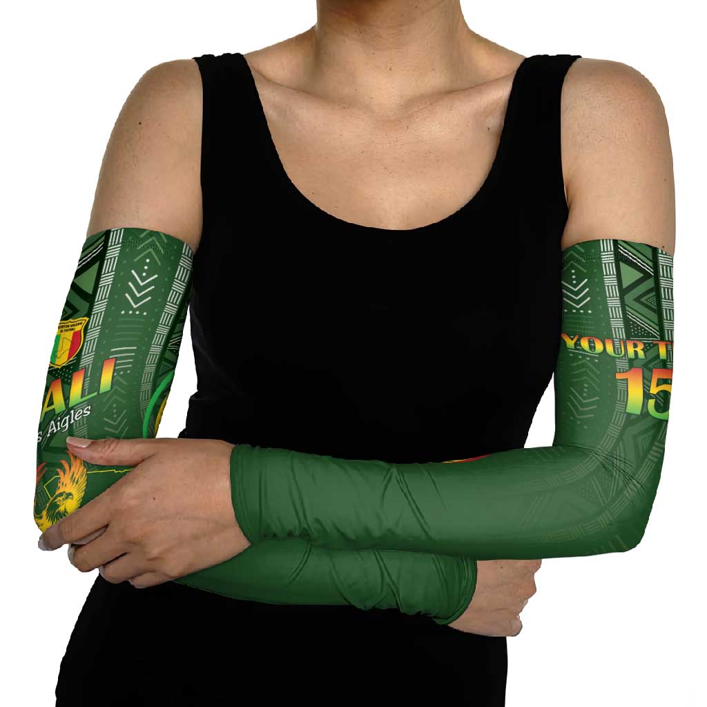 Custom Mali Football Arm Sleeves Go Champions Les Aigles - Wonder Print Shop