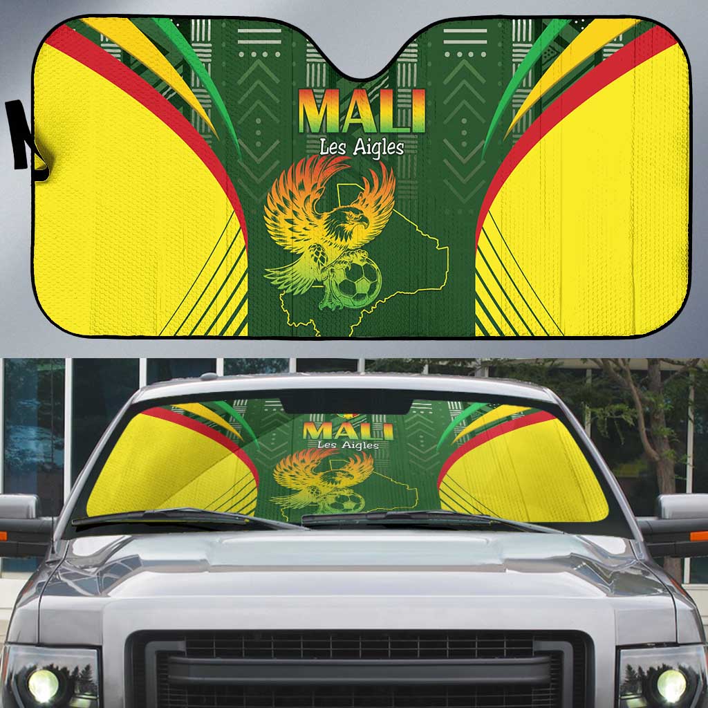 Mali Football Auto Sun Shade Go Champions Les Aigles - Wonder Print Shop