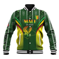 Custom Mali Football Baseball Jacket Go Champions Les Aigles - Wonder Print Shop