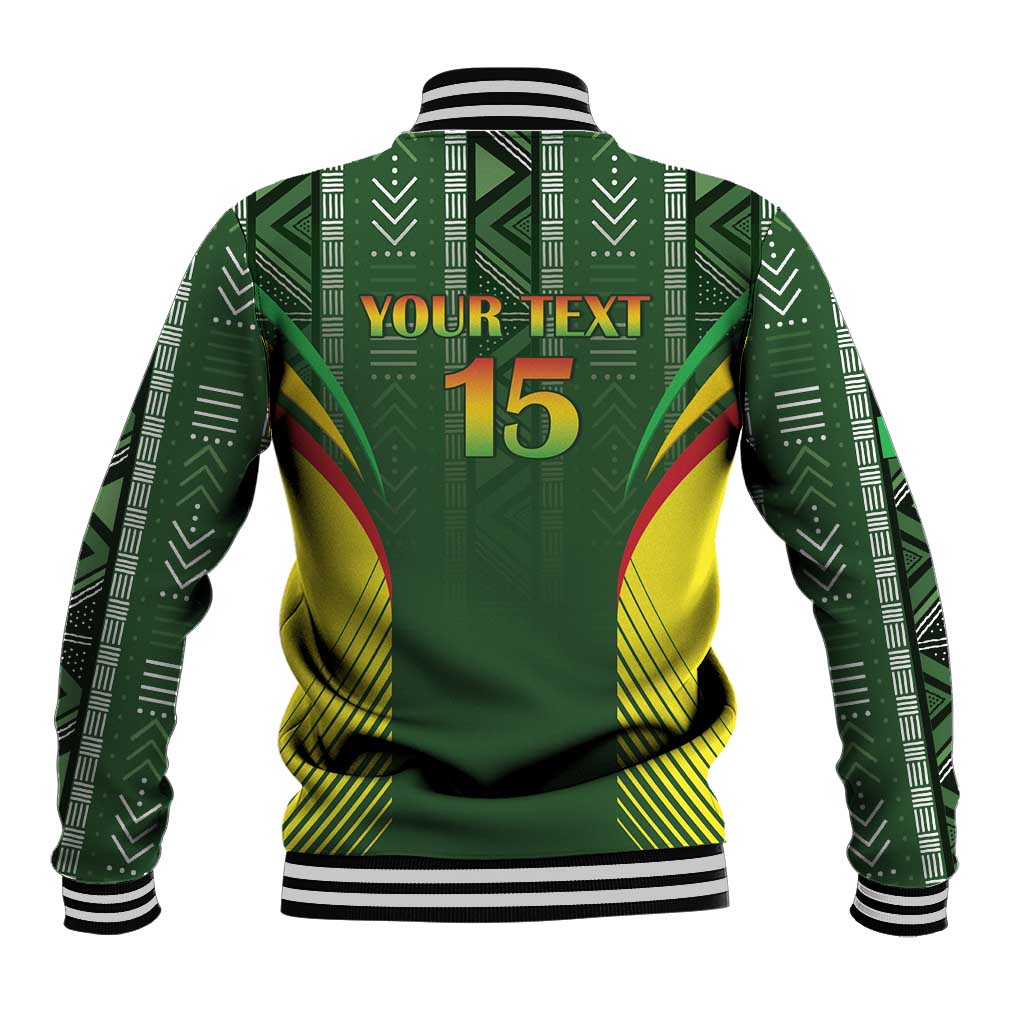 Custom Mali Football Baseball Jacket Go Champions Les Aigles - Wonder Print Shop