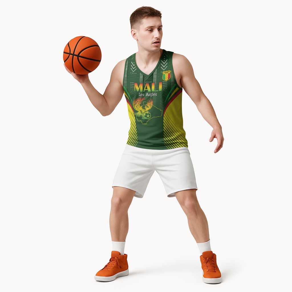 Custom Mali Football Basketball Jersey Go Champions Les Aigles - Wonder Print Shop