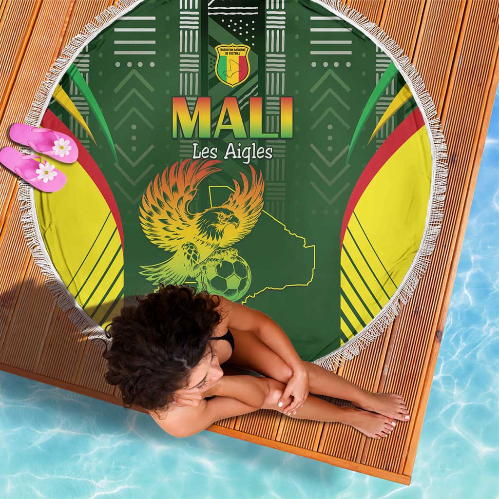 Mali Football Beach Blanket Go Champions Les Aigles - Wonder Print Shop