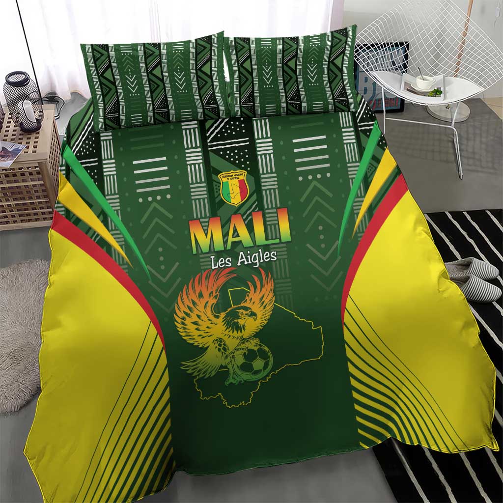 Mali Football Bedding Set Go Champions Les Aigles - Wonder Print Shop