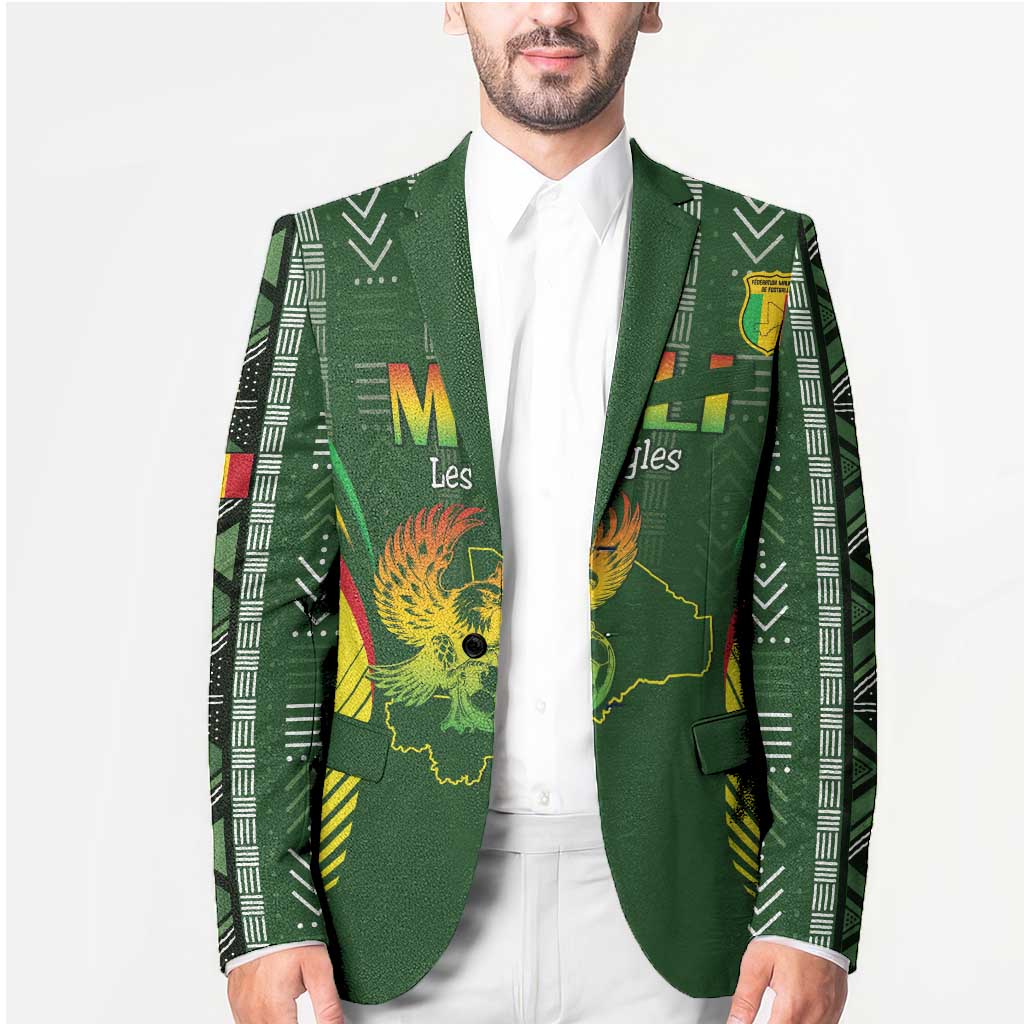 Custom Mali Football Blazer Go Champions Les Aigles - Wonder Print Shop