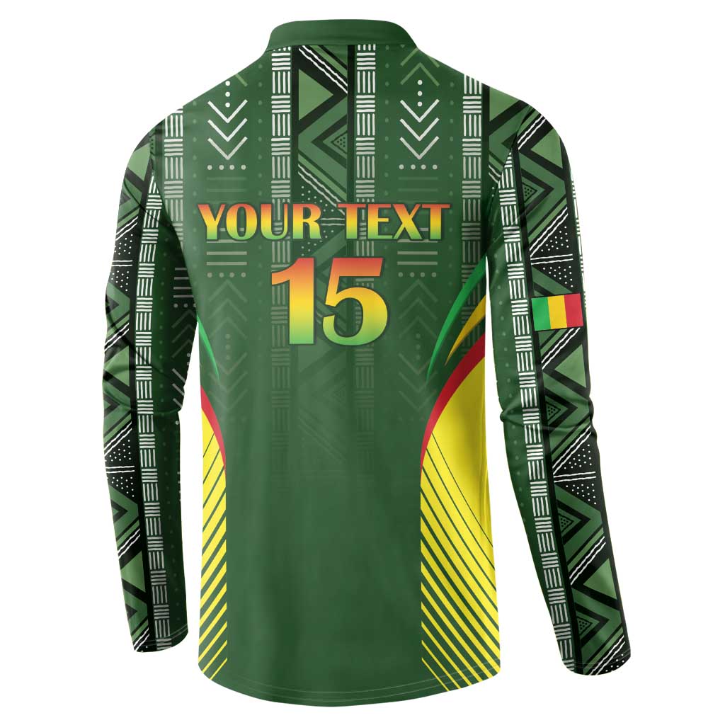 Custom Mali Football Button Sweatshirt Go Champions Les Aigles - Wonder Print Shop