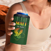 Custom Mali Football 4 in 1 Can Cooler Tumbler Go Champions Les Aigles - Wonder Print Shop