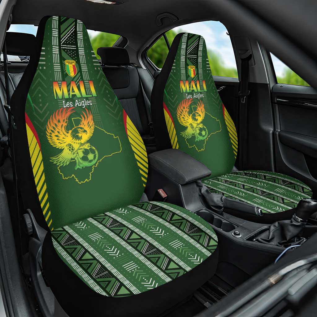 Mali Football Car Seat Cover Go Champions Les Aigles - Wonder Print Shop