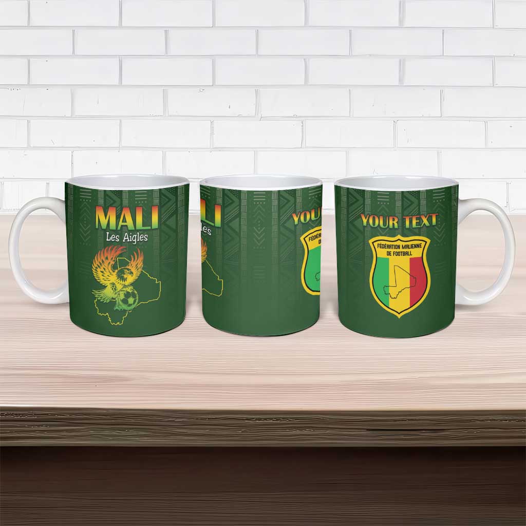 Custom Mali Football Ceramic Mug Go Champions Les Aigles - Wonder Print Shop