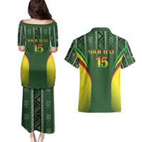 Custom Mali Football Couples Matching Puletasi and Hawaiian Shirt Go Champions Les Aigles - Wonder Print Shop